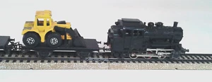 MÄRKLIN H0 Güterzug Lok 89 005 mit 4 Transportwagen mit Beladungen, gut erhalten - Bild 1 von 8