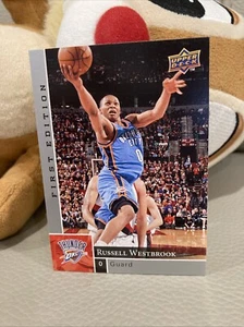 NBA 2009-10 Upper Deck π First Edition Silver OKC Thunder Russell Westbrook - Picture 1 of 2