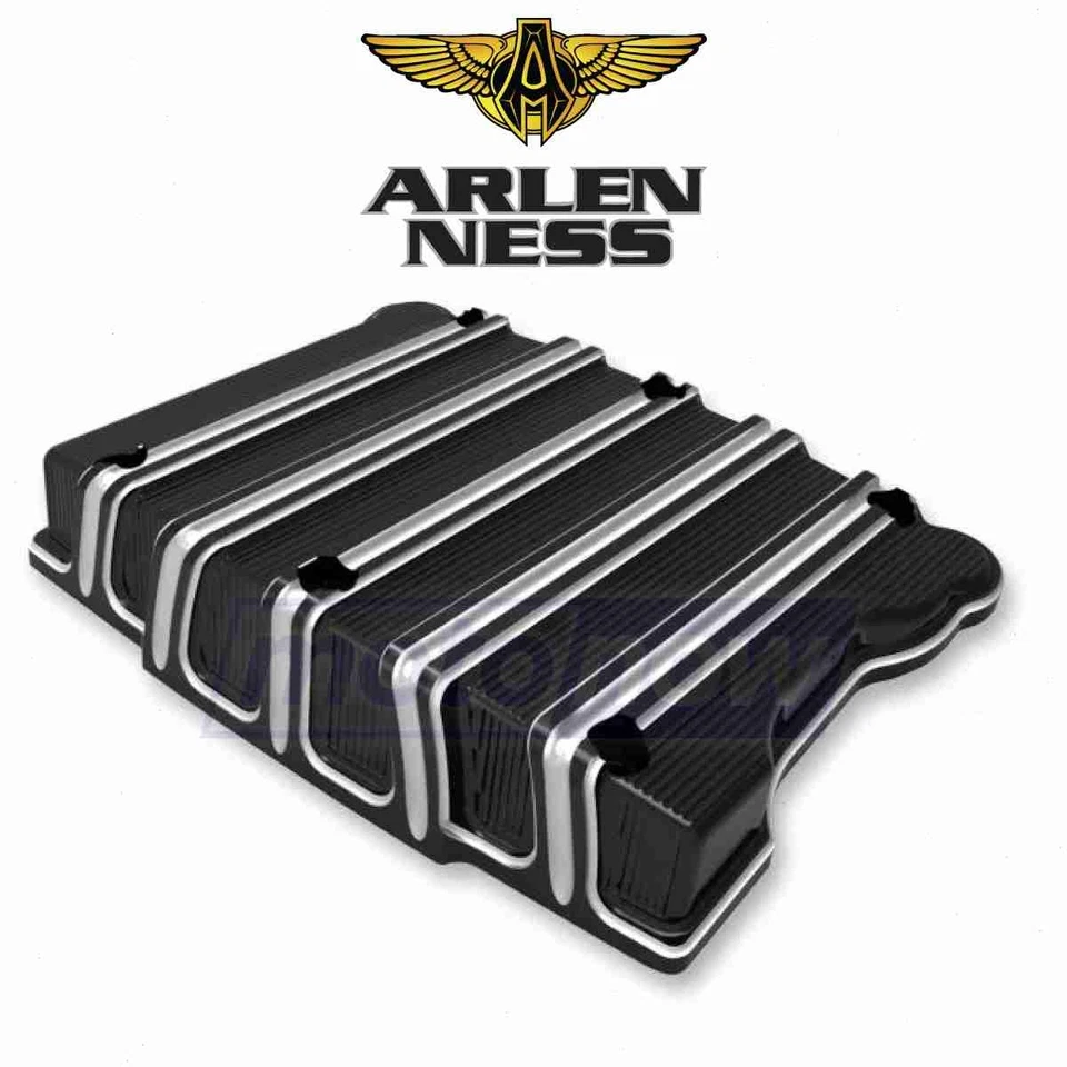 Arlen Ness 10-Gauge Rocker Box Top Cover for 1999-2017 Harley Davidson FXDWG ia Foto 1 de 4