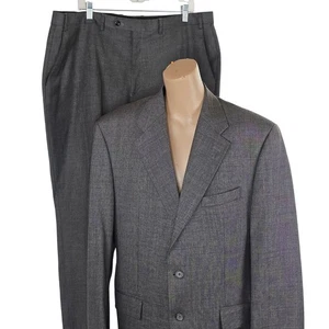 Lauren Ralph Lauren Anzug Herren 42R Anthrazit Wolle Kaschmir 2 Teiler Sakko Hose - Bild 1 von 16