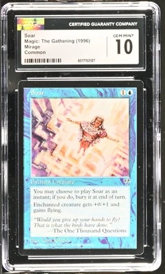 SOAR Mirage CGC 10 Gem Mint Vintage MTG [Nostalgium] - Image 1 of 2