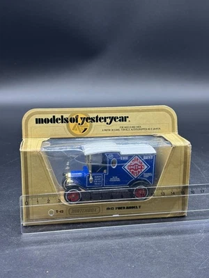 Modelli Matchbox vintage di un tempo Y-12 1912 Ford Model T Smiths Crisps... - Immagine 1 di 3