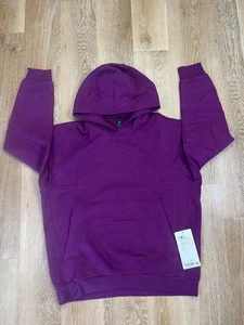 Lululemon Steady State Pullover Felpa con Cappuccio Uomo Medium Relaxed Fit Tasca Canguro - Foto 1 di 7