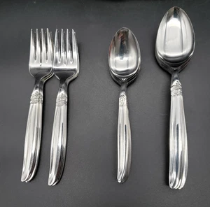 Vintage MWCO Japan Stainless Flatware – Grape Pattern – Lot of 19 Pieces - Picture 1 of 16
