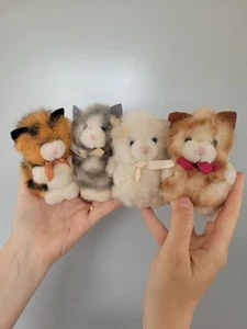 Juguete de peluche suave de colección Russ Berrie Itty Bitty Kitties x4 Cat - Imagen 1 de 10
