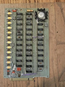 Vintage Early Rare SA4 Intel White Gray Tiger Ceramic Memory MOS 12x C1404A Card - Picture 1 of 6