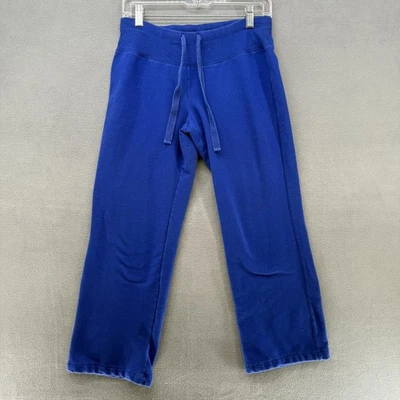 Pantalones deportivos Old Navy para mujer pequeños azules polar con cordón ropa deportiva elástica Foto 1 de 4