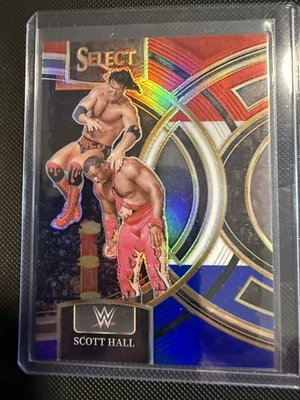 2024 WWE Select Red & Blue Prizm Premier Scott Hall - Image 1 of 2