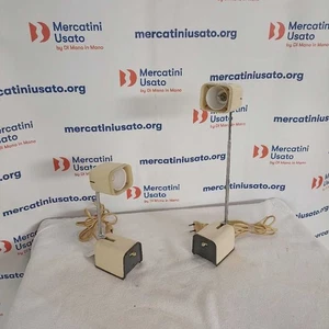 Coppia Lampade Vintage da Tavolo Design Kreo-Lite Hiscope Modello Na719 Anni 70 - Foto 1 di 6