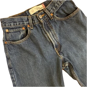 Levi's Y2K Boys 569 Loose Straight Denim Jeans 18 Slim 27x29 0808 Cotton Roomy - Picture 1 of 10