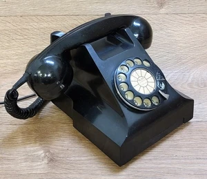 Vintage Sammlerstück Original Bakelit Antik ITI Drehscheiben Klassisches Telefon. - Bild 1 von 10