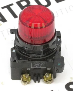 Luz indicadora roja Eaton E34TB120LRP06 120VAC resistente a la corrosión - Imagen 1 de 4