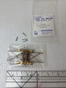 Pantografo lungo vintage Walthers O-Gauge 933-802, ottone - Foto 1 di 5