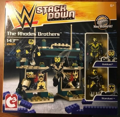 Juego WWE C3 Stackdown Rhodes Brothers Stardust Goldust - Raro - Nuevo y Sellado Foto 1 de 2
