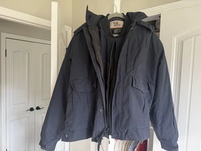 Chaqueta de trabajo 5.11 Tactical Series 4 en 1 grande azul marino #48027 Foto 1 de 4