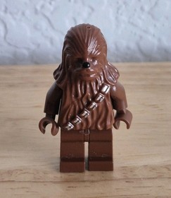 Lego Chewbacca reddish brown Star Wars minifigure 10188 7965 10179 Death Star