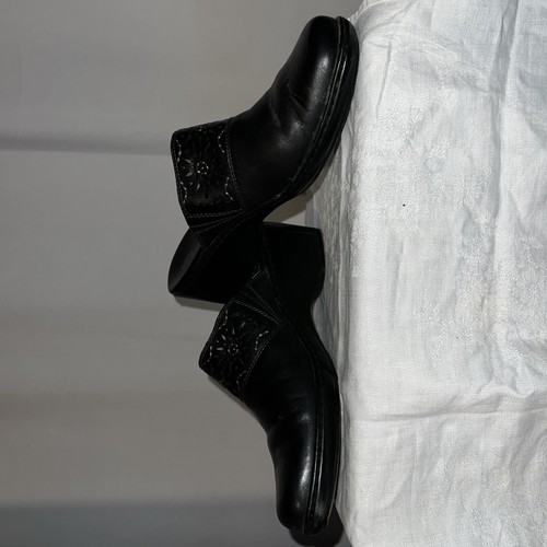 Clarks sandalo donna nero parasole 8 5M leggerissimo indossato