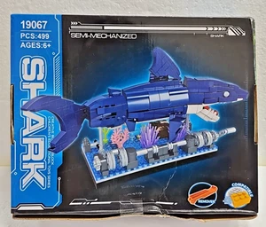 WOMA Blocchi da Costruzione Squalo Meccanico Grande Modello 3D compatibile - Imagen 1 de 7