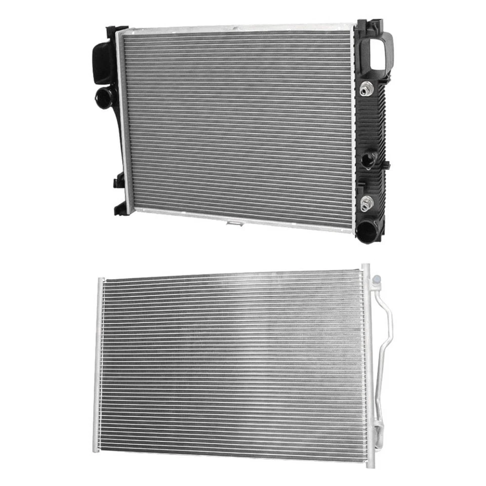 For Mercedes-Benz CL550 07-11 Replacement BNDL-462327 Radiator & Condenser Kit - Image 1 of 1