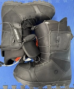 Burton Snowboarding Boots Men’s Size 10.5 Moto Imprint Black Great Condition - Picture 1 of 7