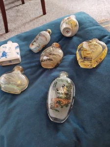 Antique / vintage, Collectable Chinese Snuff Bottles..x7. - Picture 1 of 12