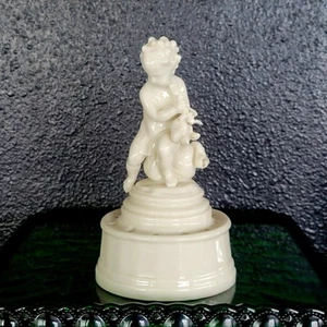 Nymphenburg Cherub Figur Germany Porzellan Flöte Blumenfrosch Bavaria 6366 - Bild 1 von 14