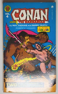 ROY THOMAS & BARRY SMITH 1ST EDITION PB - Conan The Barbarian, Vol. 4, 1978 - Image 1 of 4