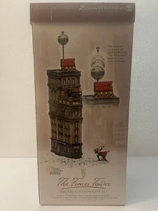 DEPT 56 CHRISTMAS IN THE CITY "THE TIMES TOWER" #55510 BRAND NEW/NEVER DISPLAYED - Picture 1 of 10