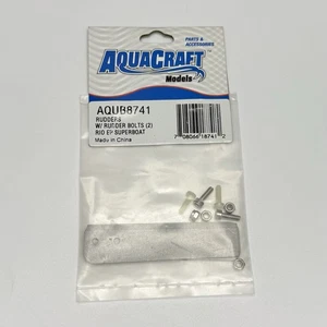 RC Boat AquaCraft Models Rio EP Rudder w/ Rudder Bolts AQUB8741 Brand New Sealed - Picture 1 of 5
