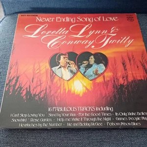 Loretta Lynn & Conway Twitty Never Ending Song Of Love LP 16 great Tracks. - Picture 1 of 4