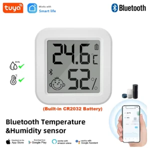Smart LCD Digital Thermometer Hygrometer Luftfeuchtigkeit Temperaturmessgerät BT - Bild 1 von 5