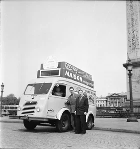 PARIS c. 1950 - LKW Renault Place Concorde - Negativ 6x6 - BO 35 - Bild 1 von 1