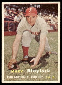1957 Topps Marv Blaylock Philadelphia Phillies #224