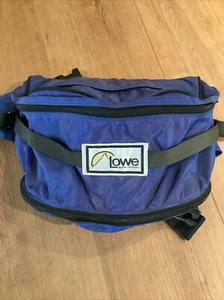Cintura da trekking vintage Lowe Alpine Systems Deluxe in vita blu marsupio - Foto 1 di 11