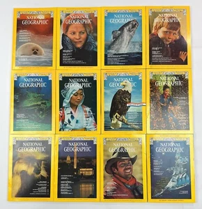 National Geographic 1976 Originals Full Set Jan-Dec Vol. 149 # 1 - Vol. 150 #6 - Picture 1 of 13