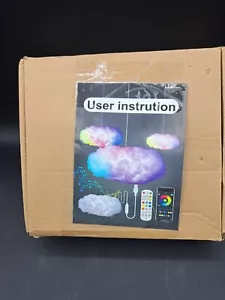 3D Big Cloud Lightning Light Kit Sync Warm White Multicolor Lightning - Picture 1 of 2
