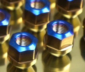 20x set 12x1.5 60 cone seat Titanium Lug Wheel Nut nuts 19mm 3/4 Open End acorn - Picture 1 of 8