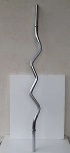 bilanciere ez 28 mm 120 cm curl bodybuilding barbell bar barre hantelstange fit - Picture 1 of 3