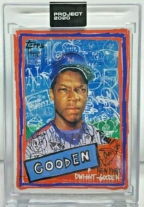 Topps Project 2020 Karte #290 1985 Dwight Gooden Gregory Siff Aufdruck Lauf Sp / - Bild 1 von 3