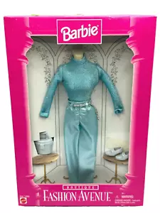 BK~ #C NIB BARBIE DOLL FASHION AVENUE 1996 BOUTIQUE 14980 BLUE - Picture 1 of 1