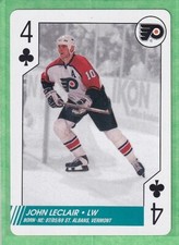 1997-98 Bicycle NHL Hockey Aces Playing Cards #4C John LeClair PHI Flyers