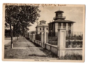 CERVIA VILLINI A MARE ARCHITETTURA LIBERTY VIAGGIATA 1934 CERVIA PADOVA VENEZIA - Picture 1 of 2