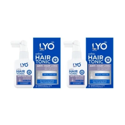 2x LYO Hair Tonic Serum Growth Stimulate Anti-Hair Loss Treatment Natural 30 ml - Image 1 of 4