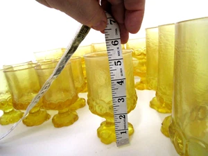 FRANCISCAN/TIFFIN "MADEIRA" PAT CORN-SILK COLOR 3-7 IN GLASS PIECES 19 AVAILABLE - Picture 1 of 8