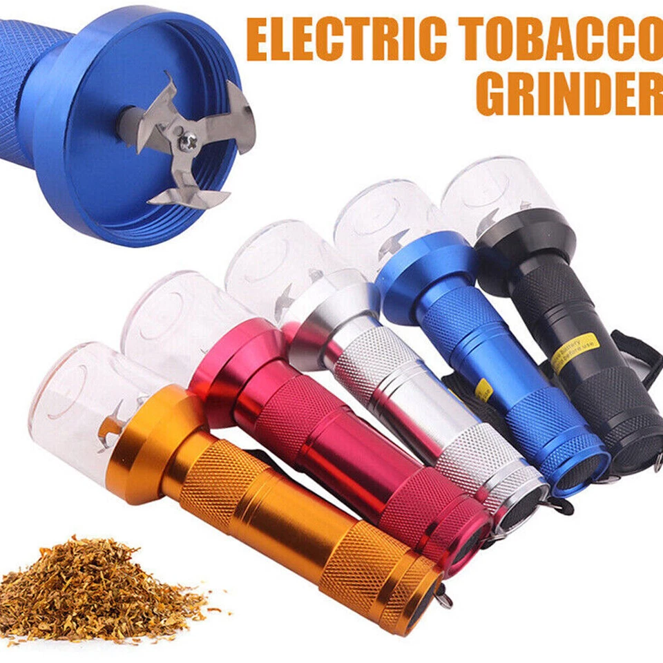 Mini Aluminum Smoke Pipes Snuff Box Smoking Pipe Herb Tobacco Pipe Grinder Smoke - Bild 1 von 4