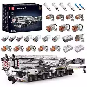 Mould King 17007 - Liebherr LTM 11200 Kran inkl. Motor u. RC - weiß - Neu - 8506 - Bild 1 von 7