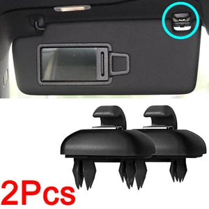 2x Sun Visor Clip hook Bracket for Audi A3 A4 Q5 A7 B6 B7 S4 S5 8U0857562A - Picture 1 of 6