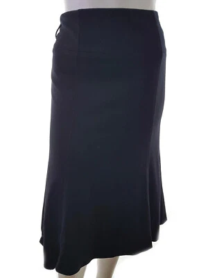 J by Jasper Conran  T. 12 (40) Negro Midi Falda recta y de lápiz Viscosa - Imagen 1 de 4