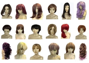 4 Pack Women Hair Wig Short & Long Curly Wavy women Wig Hair Wig For Ladies UK - Picture 1 of 1