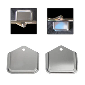 2pcs Stainless Steel Vintage Style California Tag Holder License Plate Frame Kit - Picture 1 of 12